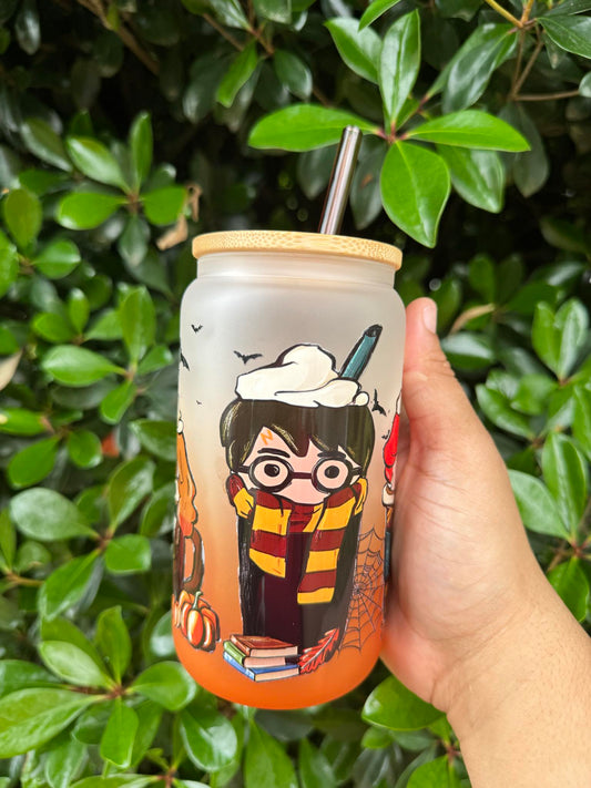Harry Potter 16oz ombre glass cup